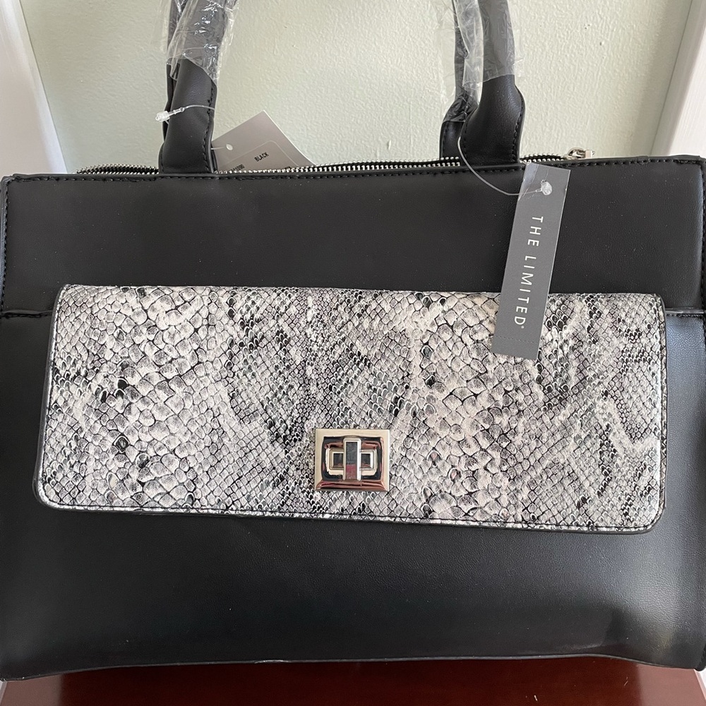 The Limited satchel/purse with pouch